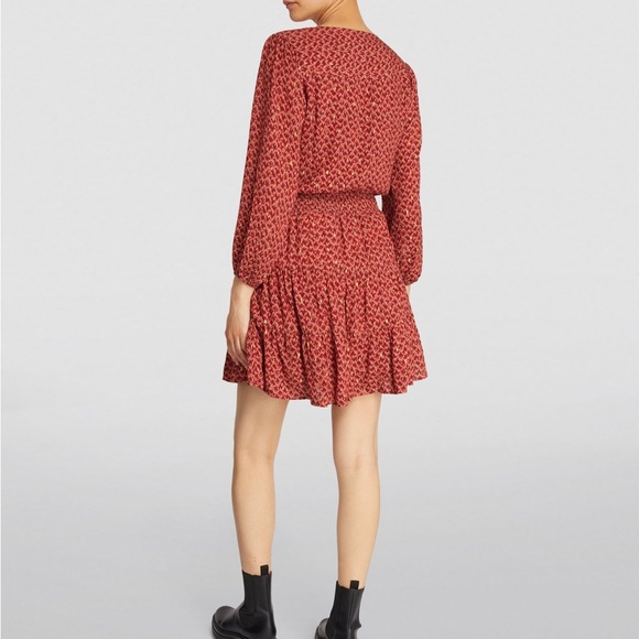 PAIGE red Sandee mini dress - Picture 5 of 8